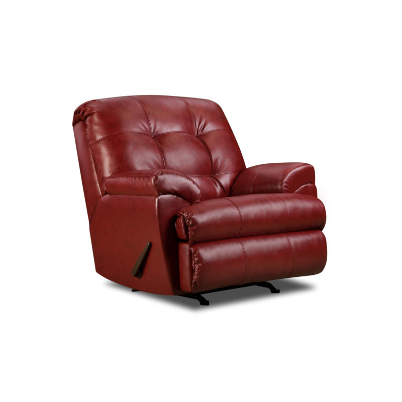 Simmons Upholstery Leather Recliner Wayfair